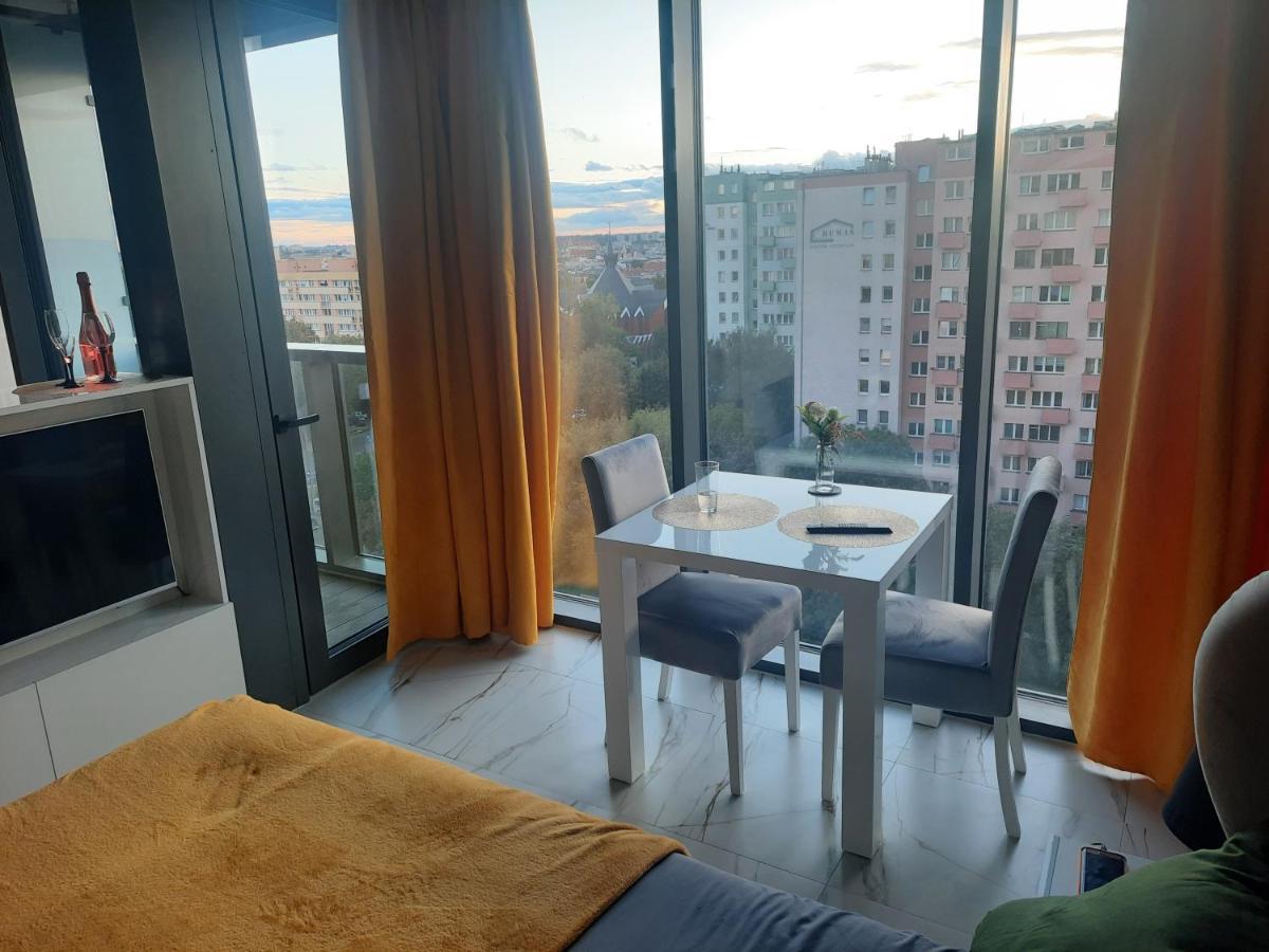 Hanza Tower Sunny Apartment 什切青 外观 照片