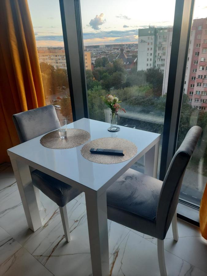 Hanza Tower Sunny Apartment 什切青 外观 照片