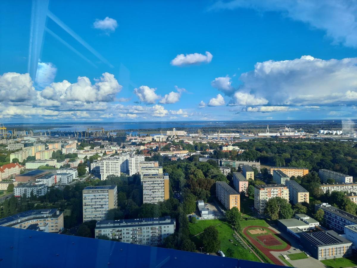 Hanza Tower Sunny Apartment 什切青 外观 照片