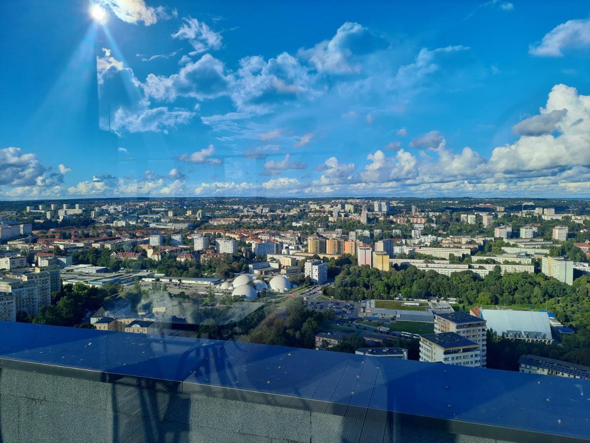 Hanza Tower Sunny Apartment 什切青 外观 照片
