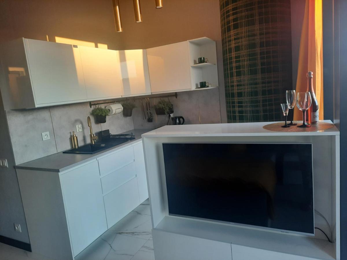 Hanza Tower Sunny Apartment 什切青 外观 照片